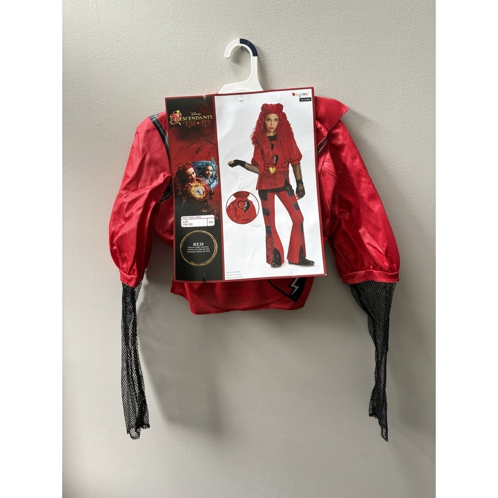 Disney Descendants Rise of Red Kid Red Costume  Size S/P 4-6X